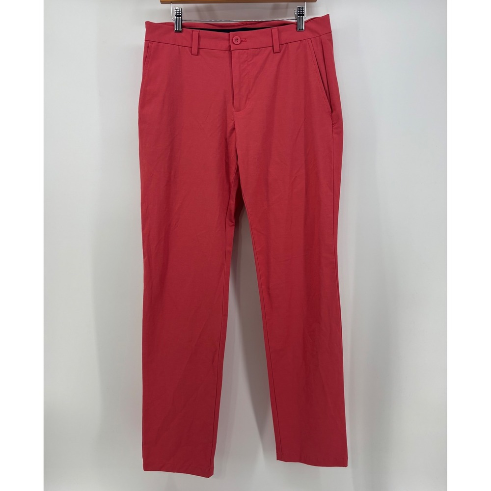 Vineyard Vines On-The-Go Pant Men 32x32 Pink Performance Chino
